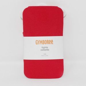 NWT Gymboree 3-4 red basic Tights Cozy Cutie crimson 3T-4T